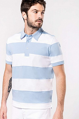 Kariban Ray - Sewn Stripe SS Polo 210g (KA237) - Zdjęcie