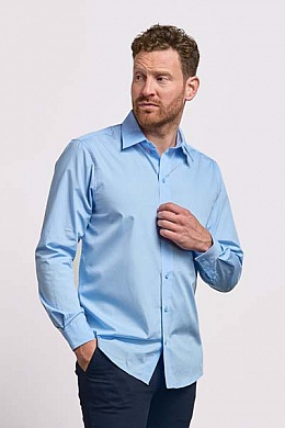 Koszula męska z długim rękawem Promodoro Men’s Poplin Shirt Longsleeve (P-6310) - Zdjęcie