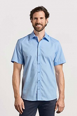 Koszula męska z krótkim rękawem Promodoro Poplin Shirt (P-6300) - Zdjęcie