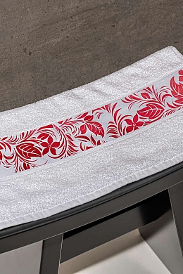 OLIMA TOWEL WITH SUBLIMATION BORDURE (OLS400) - Zdjęcie