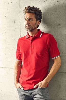 Promodoro Men's Polo Contrast Stripes (P-4900) - Zdjęcie