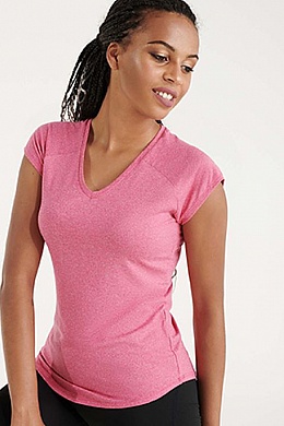 ROLY AVUS T-shirt V-neck 160 g (CA6658) - Zdjęcie