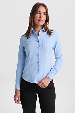 ROLY OXFORD WOMAN L/S Shirt 140 g (CM5068) - Zdjęcie
