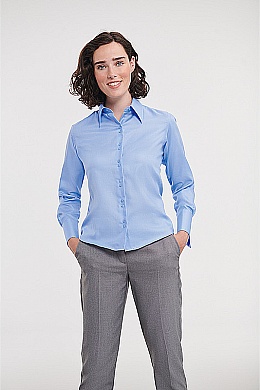 Russell Ladies LS Non-Iron Shirt (R-956F) - Zdjęcie