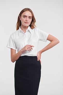 Russell Ladies SS Non-Iron Shirt (R-957F) - Photo