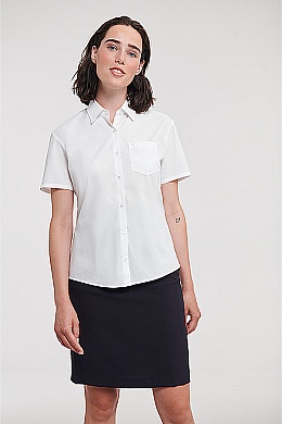 Russell Ladies SS Pure Cotton Shirt (R-937F) - Zdjęcie