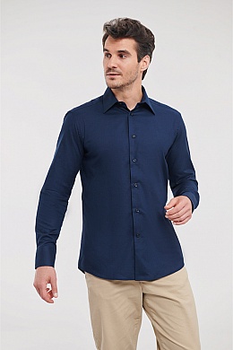 Russell Men's LS Easy Care Oxford Shirt (R-922M) - Photo