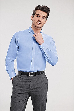 Russell Men's LS Non-Iron Shirt (R-956M) - Zdjęcie