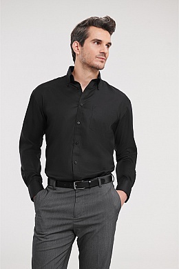 Russell Men's LS Non-Iron Shirt (R-956M) - Photo