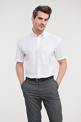Russell Men's SS Non-Iron Shirt (R-957M) - Photo