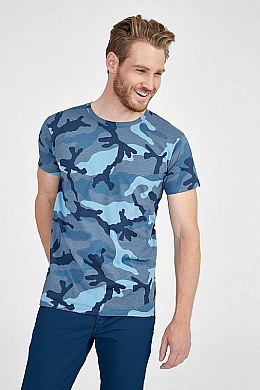 Sol's Camo Men T-shirt 150 g (SO01188) - Zdjęcie