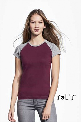 Sol's Milky Women 2-Colour Raglan T 150g (SO11195) - Zdjęcie