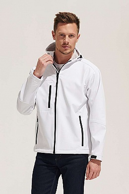 Sol's Replay Men Hooded Softshell 340g (SO46602) - Zdjęcie