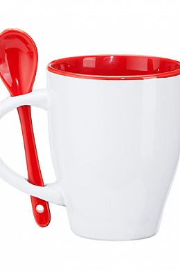 STAMINA AKEBIA Ceramic Mug & Spoon (MD4008) - Zdjęcie