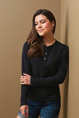 Stedman Sharon Henley Long Sleeve (ST9580) - Zdjęcie