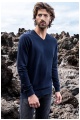 Bluza męska z dekoltem V Promodoro (P-5025) - Zdjęcie