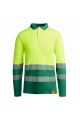 High-visibility long-sleeve polo shirt Roly Atrio LS 170 g (HV9319) - Photo