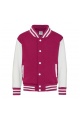 JUST HOODS KIDS VARSITY JACKET (AWJH043J) - Photo