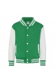 JUST HOODS KIDS VARSITY JACKET (AWJH043J) - Photo