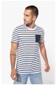 Kariban Striped Sailor Pocket T-Shirt (KA378) - Zdjęcie