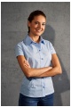 Koszula damska z krótkim rękawem Promodoro Women’s Poplin Shirt (P-6305) - Zdjęcie