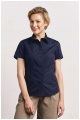 Koszula damska z krótkim rękawem Promodoro Women’s Poplin Shirt (P-6305) - Zdjęcie