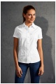 Koszula damska z krótkim rękawem Promodoro Women’s Poplin Shirt (P-6305) - Zdjęcie