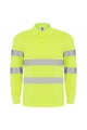 ROLY POLARIS High-Visibility L/S Polo (HV9306) - Zdjęcie