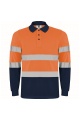 ROLY POLARIS High-Visibility L/S Polo (HV9306) - Zdjęcie