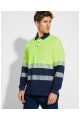 ROLY VEGA L/S High-Visibility Polo Shirt (HV9316) - Zdjęcie