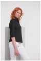 Russell Ladies 3/4 Easy Care Poplin Shirt (R-926F) - Photo