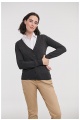Russell Ladies V Neck Knitted Cardigan (R-715F) - Zdjęcie