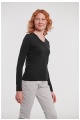 Russell Ladies V Neck Knitted Pullover (R-710F) - Zdjęcie