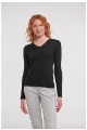 Russell Ladies V Neck Knitted Pullover (R-710F) - Zdjęcie