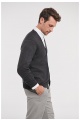 Russell Men V Neck Knitted Cardigan (R-715M) - Zdjęcie