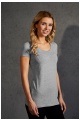 T-shirt damski z dekoltem V Promodoro Women’s Slim Fit V-Neck-T Long (P-3087) - Zdjęcie