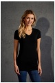 T-shirt damski z dekoltem V Promodoro Women’s Slim Fit V-Neck-T Long (P-3087) - Zdjęcie