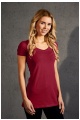 T-shirt damski z dekoltem V Promodoro Women’s Slim Fit V-Neck-T Long (P-3087) - Zdjęcie