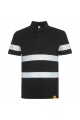 Unisex reflective polo shirt Roly Foran 220 g (HV9324) - Photo