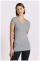 Women’s V-neck T-shirt Promodoro Women’s Slim Fit V-Neck-T Long (P-3087) - Photo